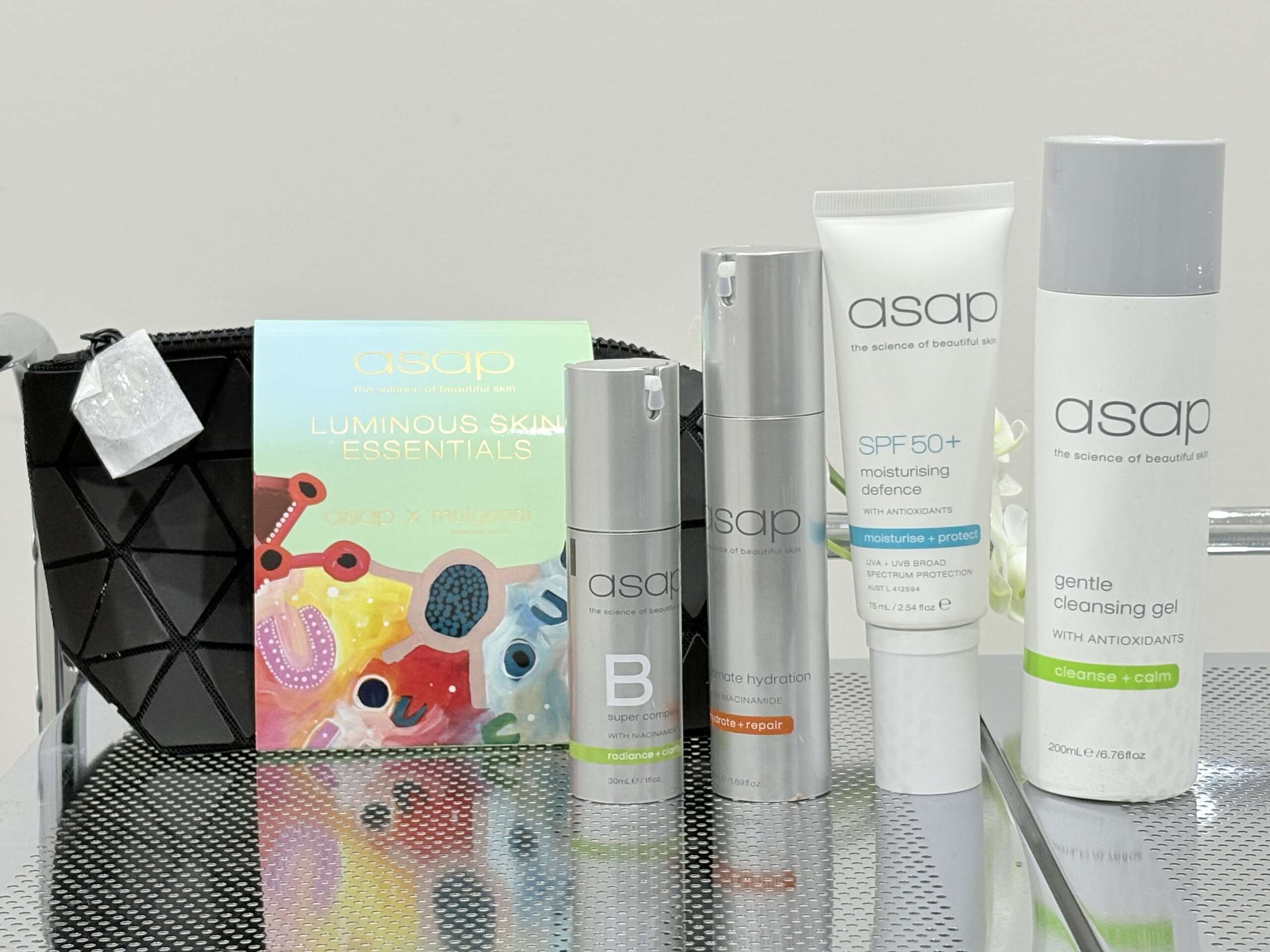 ASAP luminous skin essentials